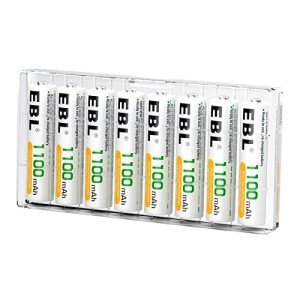 EBL 8 Pack AAA Rechargeable Ni-MH Batteries