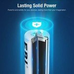 EBL 8 Pack AAA Rechargeable Ni-MH Batteries