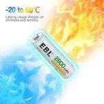 EBL 2800mAh AA Rechargeable Batteries - 16 Pack