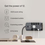 Belkin Surge Protector Power Strip with Rotating Outlets