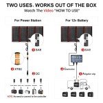 DOKIO 300W Portable Solar Panel Charger Kit