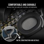CORSAIR HS65 SURROUND Multiplatform Wired Gaming Headset – Dolby Atmos – SonarWorks SoundID – iCUE Compatible – PC, Mac, PS5, PS4, Xbox, Nintendo Switch, Mobile – Carbon