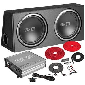 Belva 1000W Dual 10" Car Subwoofer Package