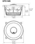 JBL GTO609C 6.5" Car Audio Speaker System