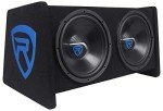 Rockville Dual 12" Car Subwoofer System with Amplifier