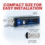 BOSS Audio 611UAB Bluetooth Car Stereo Head Unit