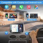 Capapro 7" HD Wireless Carplay Touch Screen Stereo