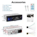 Bluetooth Car Stereo with Handsfree & App Control