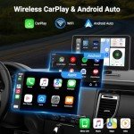 HAUXIY 7" Wireless Carplay & Android Auto Screen
