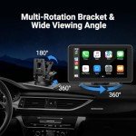 HAUXIY 7" Wireless Carplay & Android Auto Screen