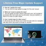 9" GPS Car Navigator with Lifetime Map Updates