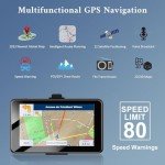 7" Truck GPS Navigation System with Dual Maps