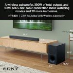 Sony HT-S400 2.1ch Soundbar with Wireless Subwoofer