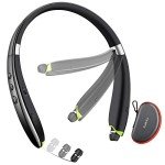 Upgraded Bluetooth Neckband Headset with Mic
