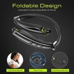 Upgraded Bluetooth Neckband Headset with Mic