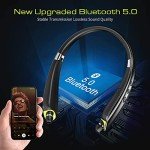 Upgraded Bluetooth Neckband Headset with Mic