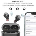 TOZO T6 Wireless Earbuds with 45H Playtime