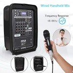 Pyle Portable DJ Mixer and Speaker Bundle
