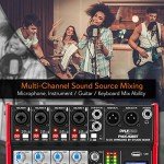 PYLE 6-Channel Bluetooth DJ Mixing Console