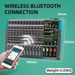 Depusheng MX12 12-Channel Professional Audio Mixer