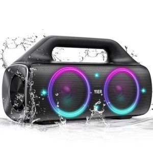 YIER 80W Waterproof Bluetooth Speakers with Subwoofer
