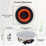 Herdio 6.5'' Bluetooth Flush Mount Speakers System