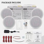 Herdio 6.5'' Bluetooth Flush Mount Speakers System