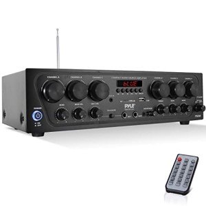 Pyle 750 Watt Bluetooth Karaoke Audio Receiver