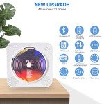 AONCO Portable Bluetooth CD Player with Remote