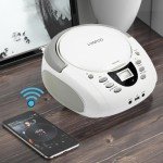 LONPOO Portable CD Player Boombox with Bluetooth