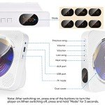 AONCO Portable Bluetooth CD Player with Remote