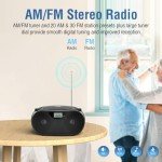 Nextron Bluetooth CD Boombox with AM/FM Radio