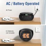 Nextron Bluetooth CD Boombox with AM/FM Radio