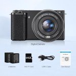 64MP 4K Digital Camera with 12X Optical Zoom