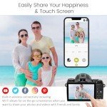 Saneen 64MP 8K Digital Camera with Touch Screen