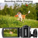 Kimire Full HD 1080P Video Camera with 16X Zoom