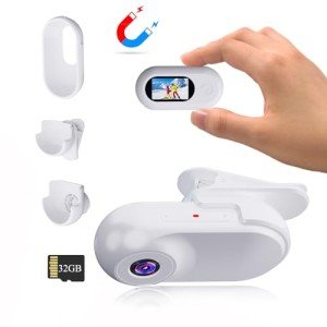 Compact 1080P Mini Action Camera with 32GB Card