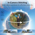 TOZO AnyVue 360 Action Camera with Touchscreen
