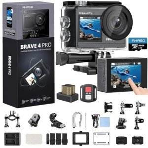 AKASO Brave 4 Pro 4K Action Camera Bundle