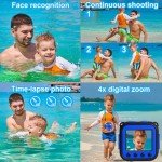 Kids Waterproof Digital Camera with 32GB Card