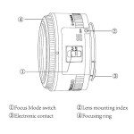 YONGNUO YN35mm F2 Auto Focus Lens for Canon