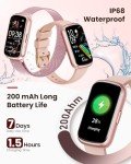Fitness Tracker- Smart Watches for Women Men with 24/7 Heart Rate Monitor Blood Oxygen Sleep Tracker, Waterproof Fitness Watch, Activity Smartwatch for Android iPhone, Calorie Distance Pedometer, Gift