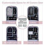 BAGSMART Waterproof Camera Backpack Case with Rain Cover