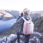 BAGSMART Waterproof Camera Backpack Case with Rain Cover
