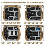 BAGSMART Waterproof Camera Backpack with Tripod Holder