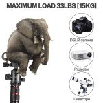 MACTREM 84" Heavy Duty Tripod for DSLR Cameras