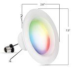 Smart LED Recessed Light - Works with Alexa & Google