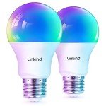 Linkind Smart Light Bulb 2-Pack with Music Sync
