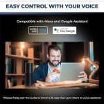 Smart LED Candelabra Bulbs Compatible with Alexa/Google