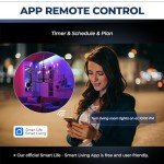 Smart LED Candelabra Bulbs Compatible with Alexa/Google